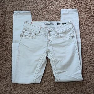 Miss Me skinny/stretch jeans size24 inseam 32 rise 7